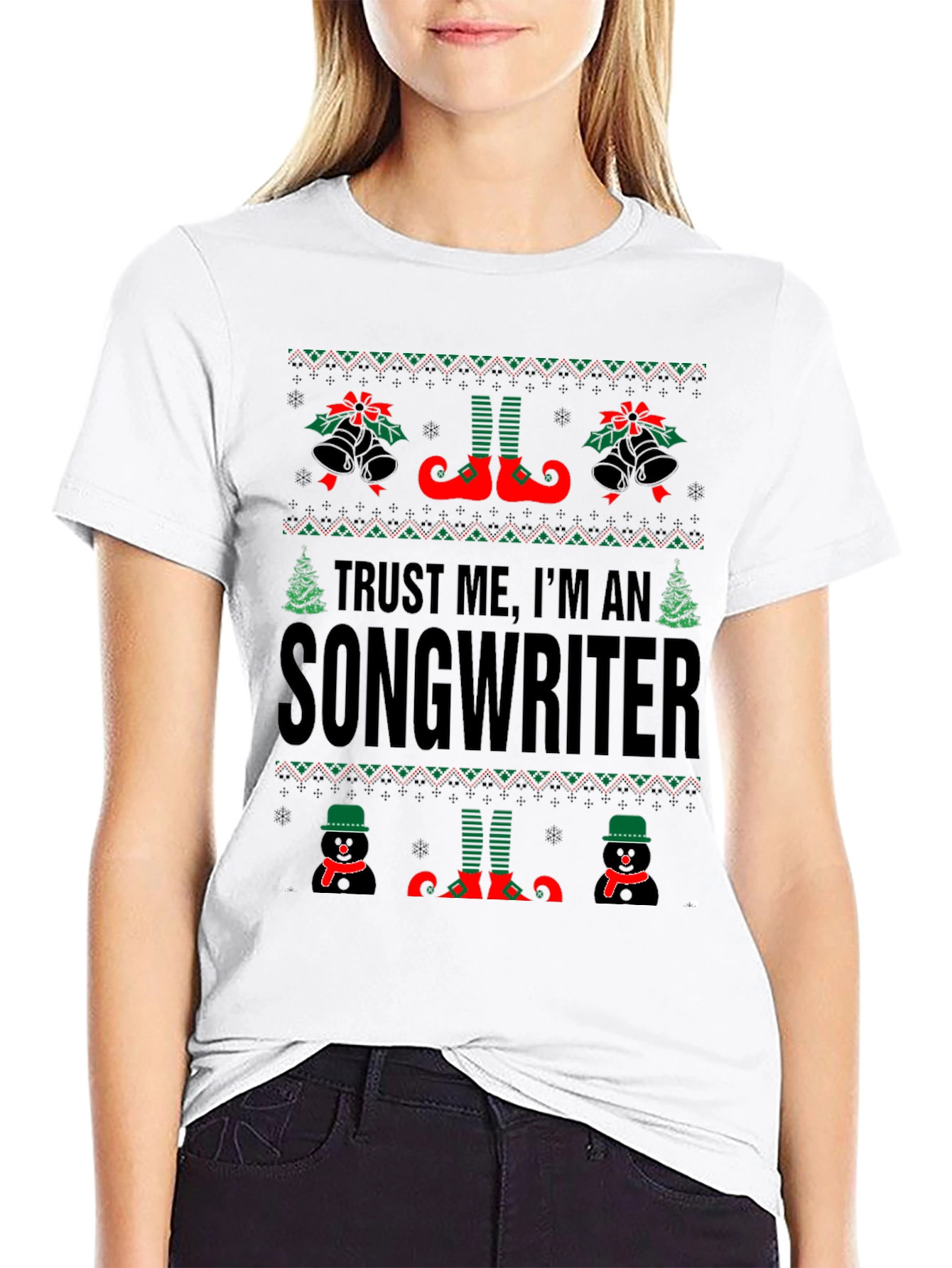 Trust Me Im A Songwriter Christmas T-Shirt