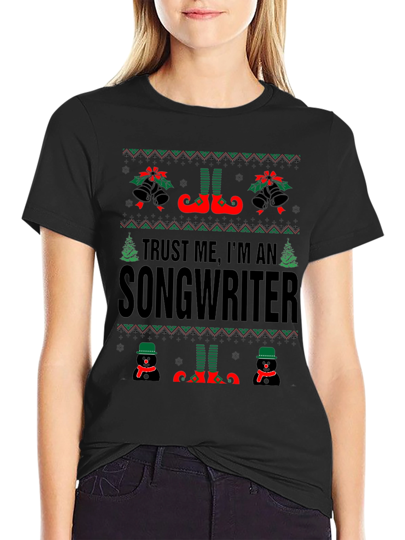 Trust Me Im A Songwriter Christmas T-Shirt