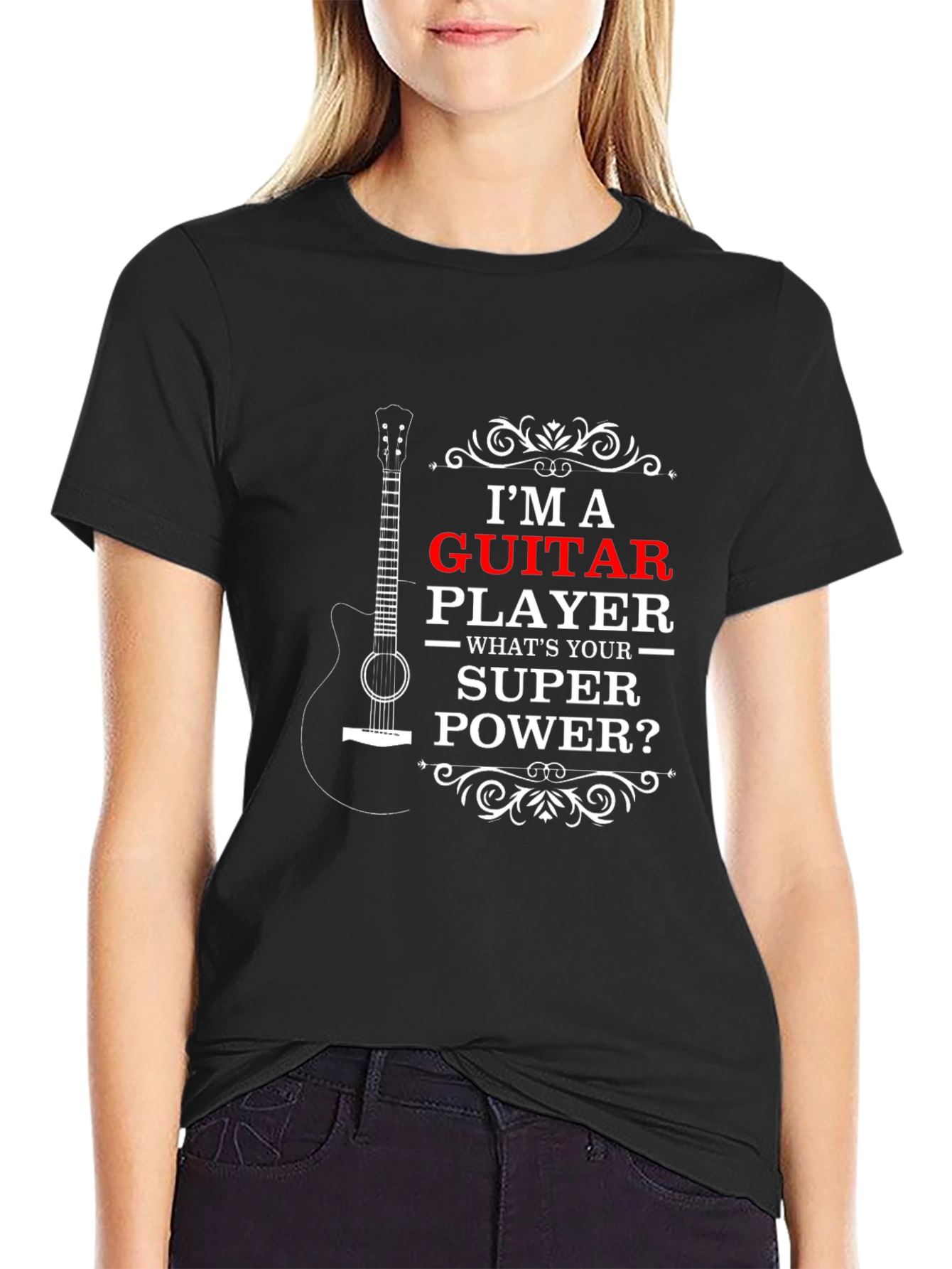 Im a Guitar Player T-Shirt - Superpower Design