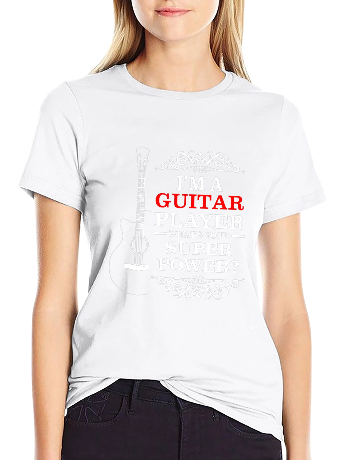 Im a Guitar Player T-Shirt - Superpower Design