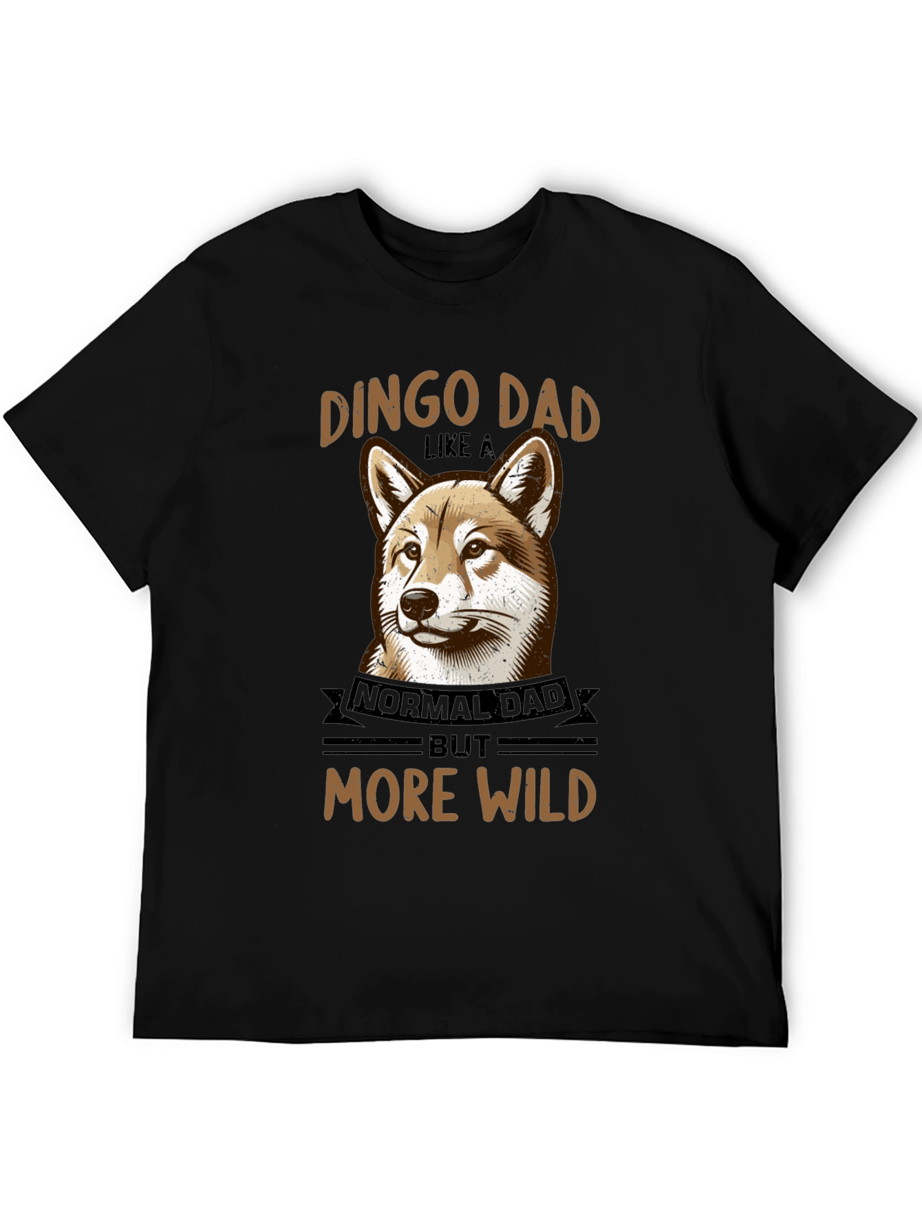Dingo Dad T-Shirt – Funny “More Wild” Dog Lover Graphic Tee