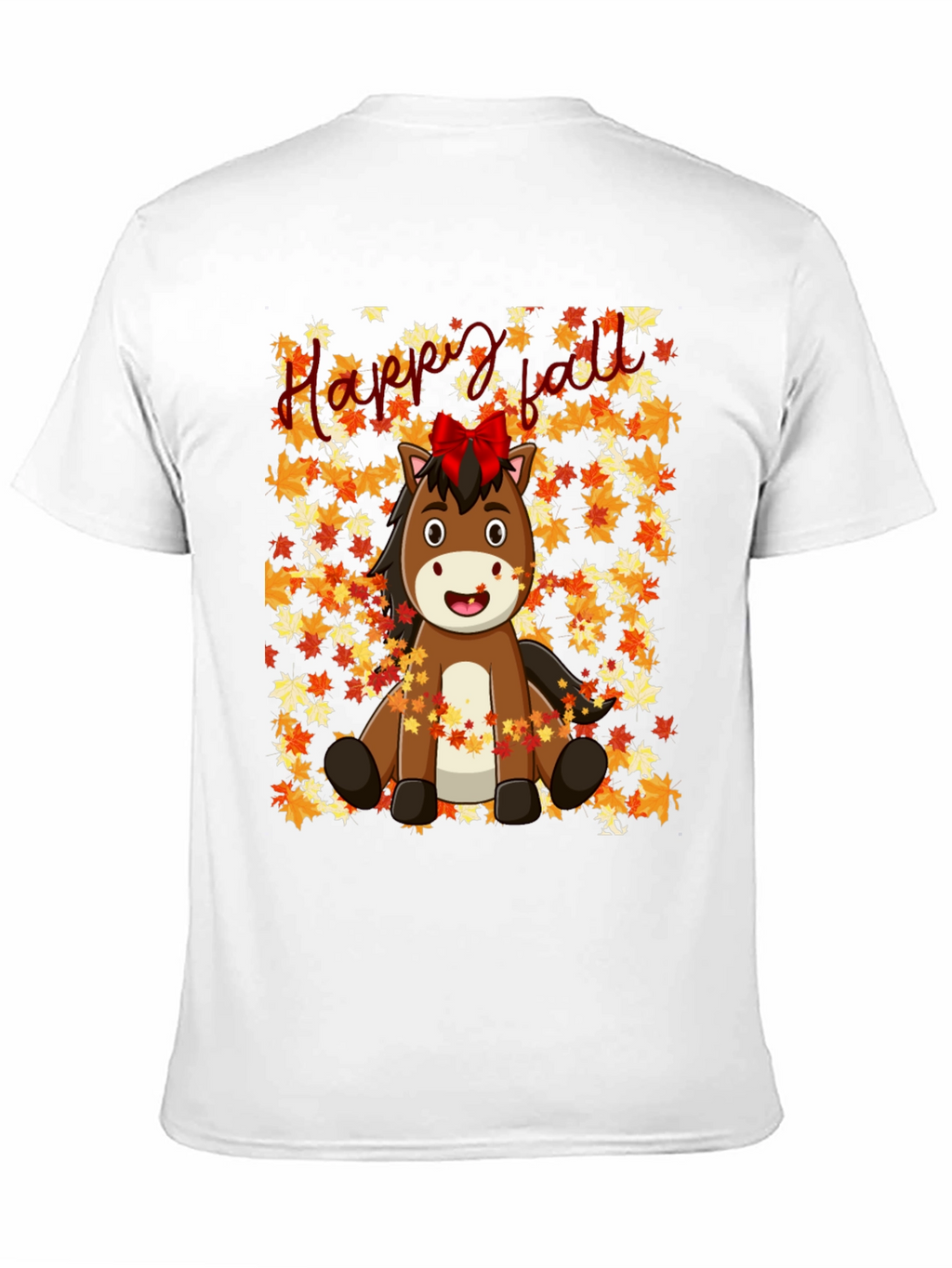 Happy Fall Horse T-Shirt
