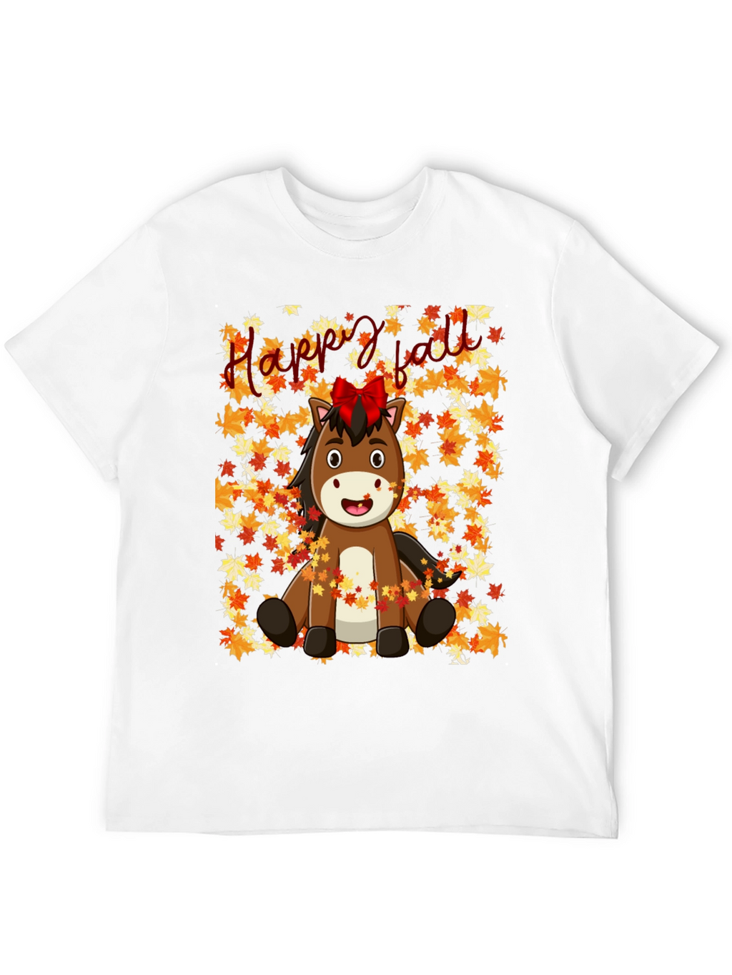 Happy Fall Horse T-Shirt
