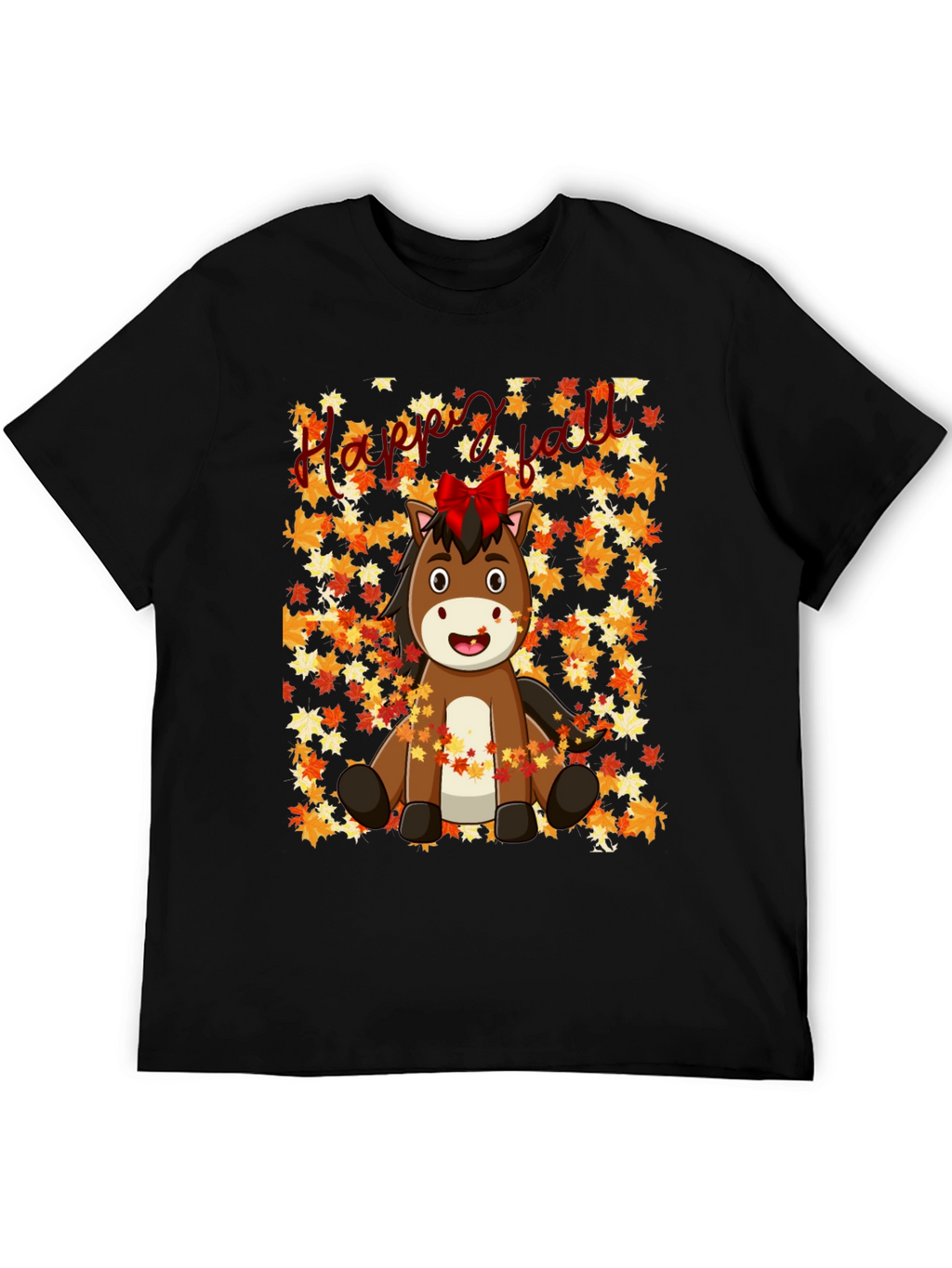 Happy Fall Horse T-Shirt