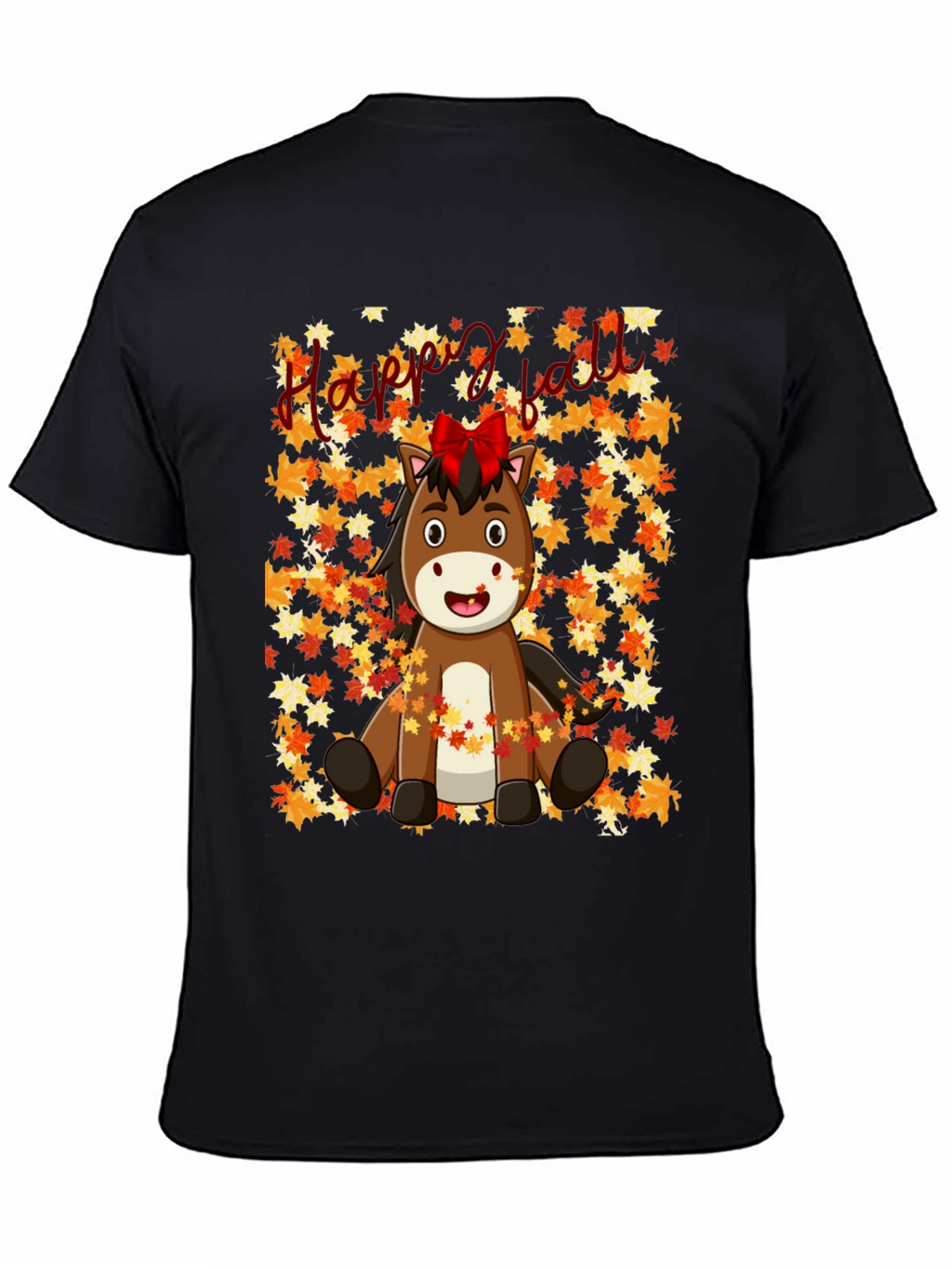 Happy Fall Horse T-Shirt