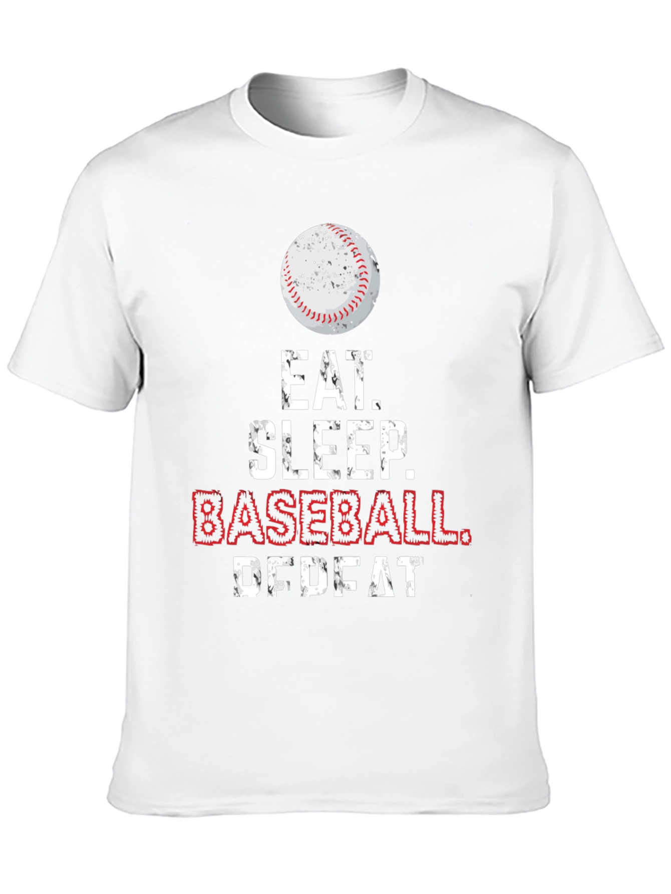 Eat Sleep Baseball Repeat Graphic Tee