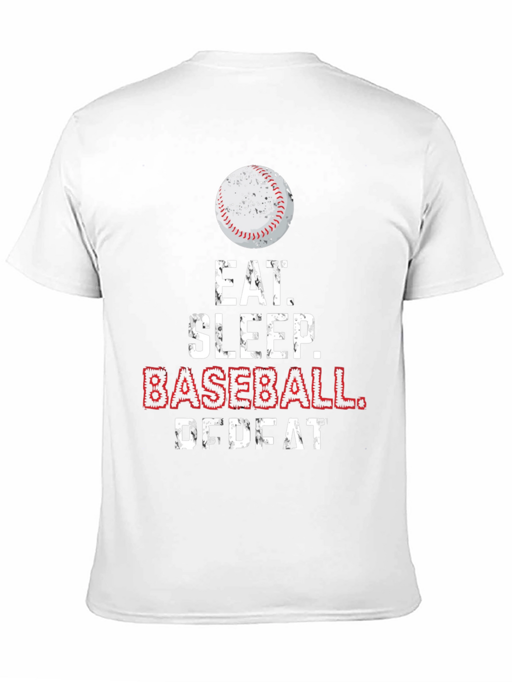 Eat Sleep Baseball Repeat Graphic Tee