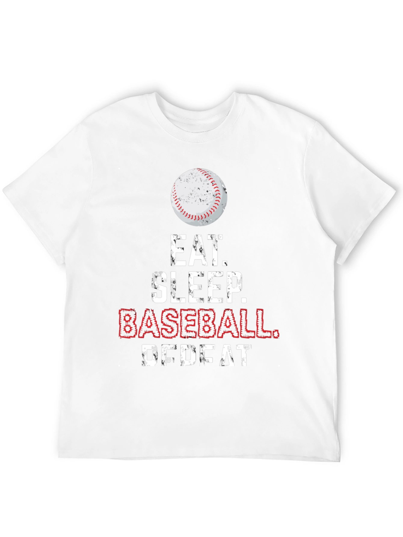Eat Sleep Baseball Repeat Graphic Tee