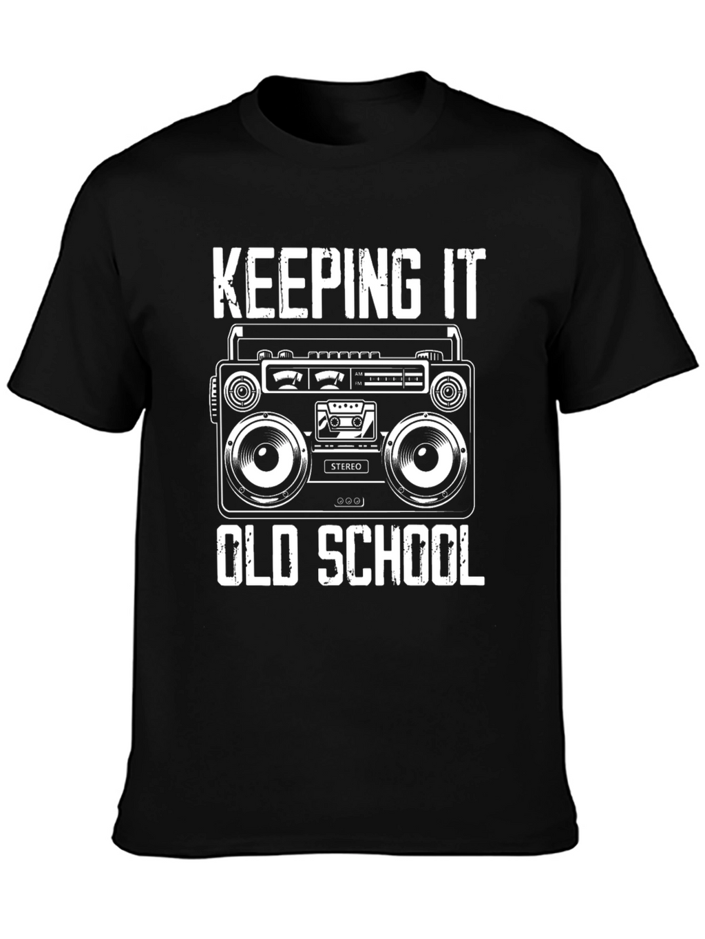 Keeping it Old School Boombox Graphic Tee