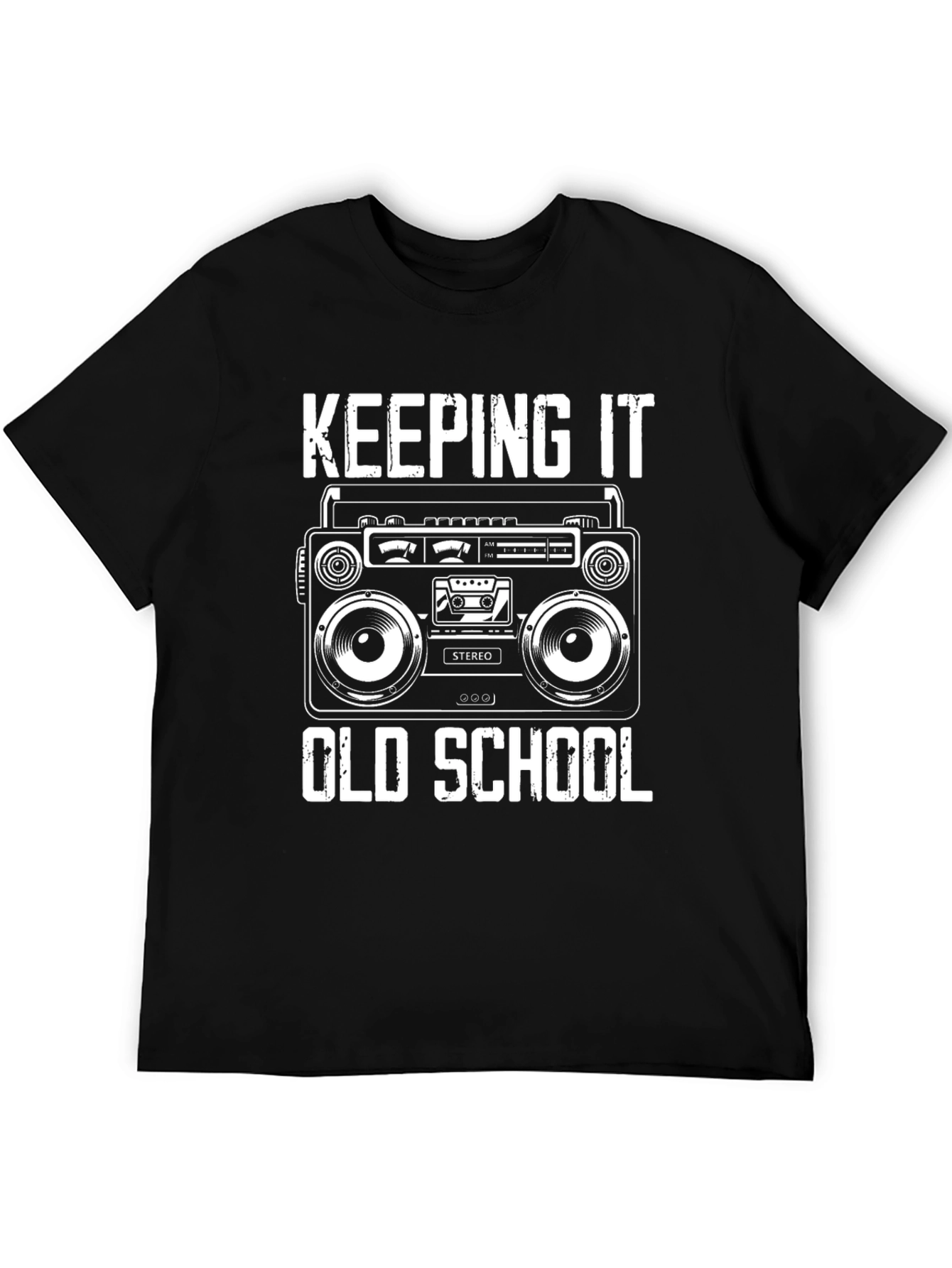Keeping it Old School Boombox Graphic Tee