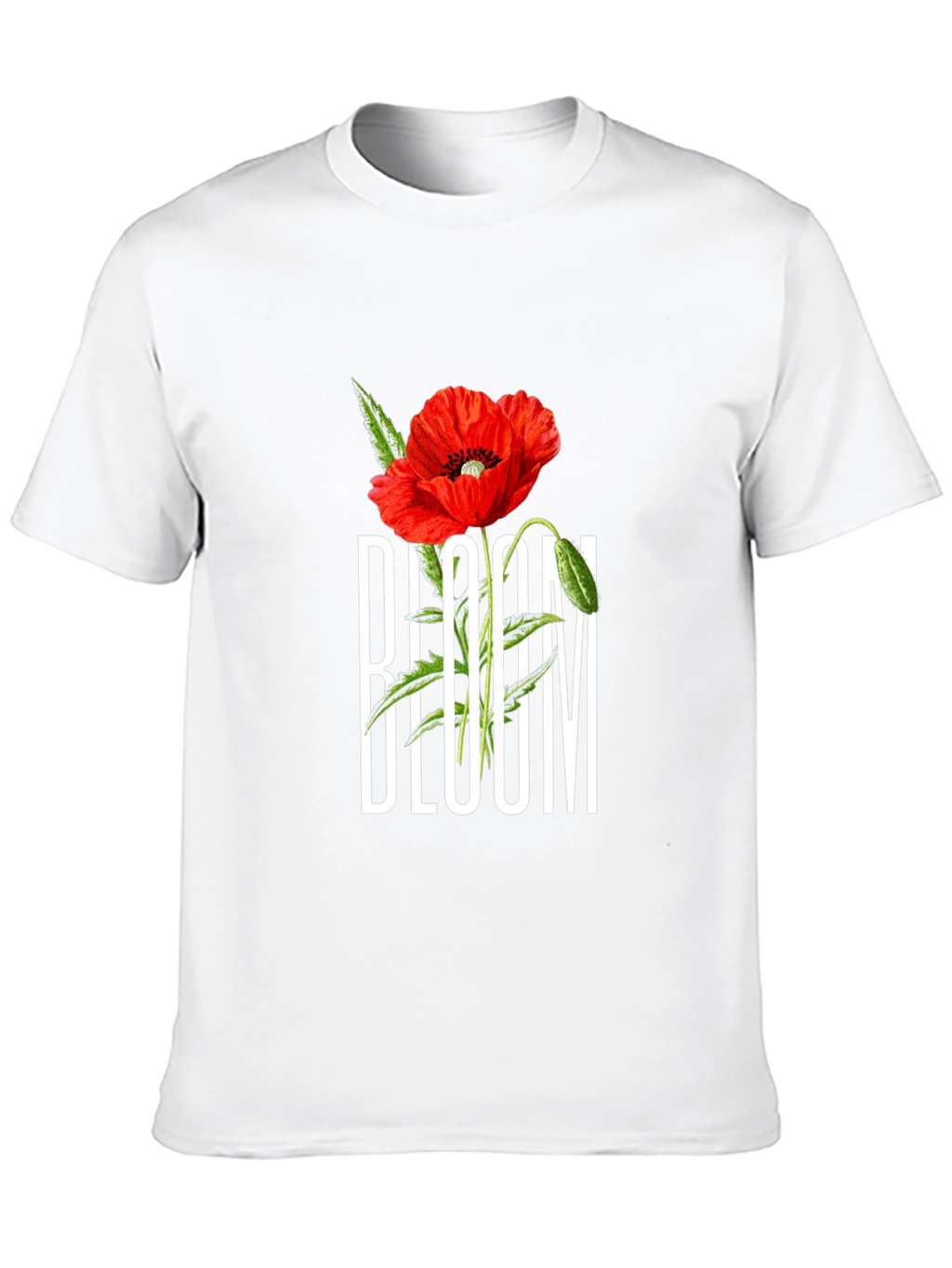 Bloom Graphic T-Shirt - Black Cotton Tee
