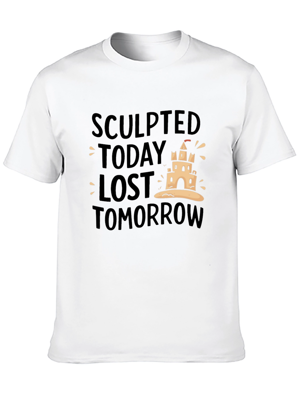 Sculpted Today Lost Tomorrow Black T-Shirt