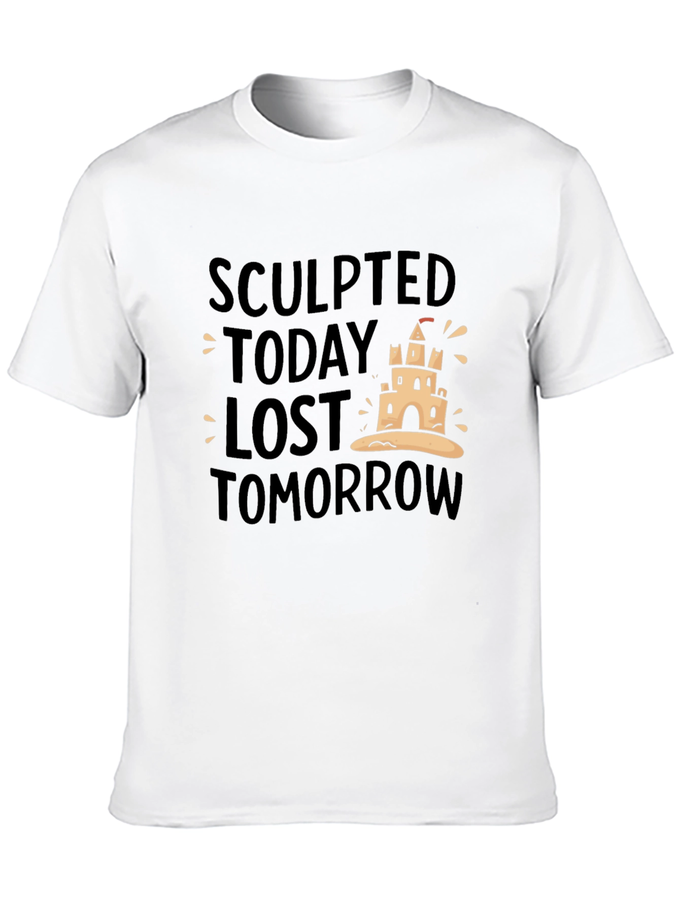 Sculpted Today Lost Tomorrow Black T-Shirt