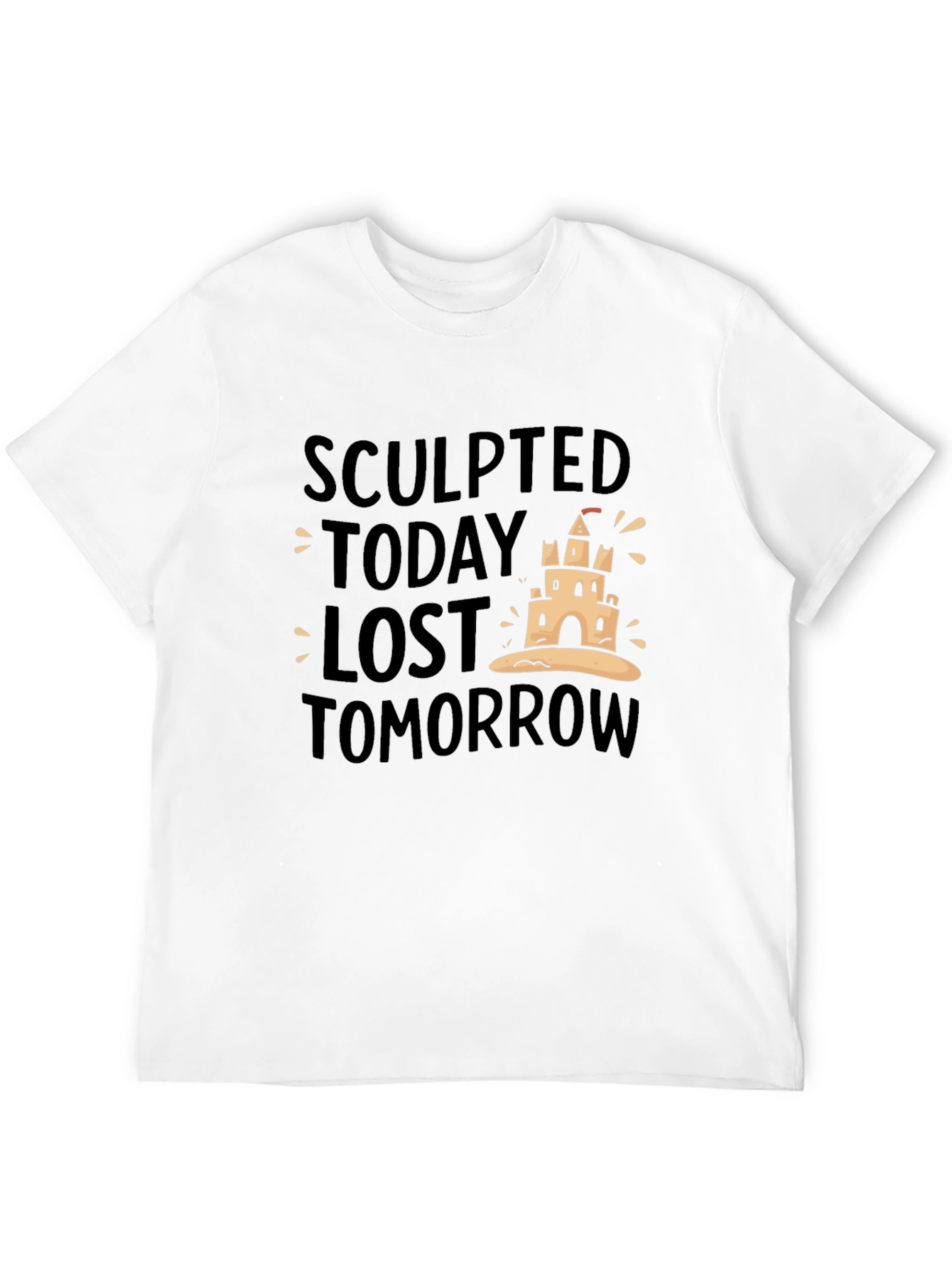 Sculpted Today Lost Tomorrow Black T-Shirt