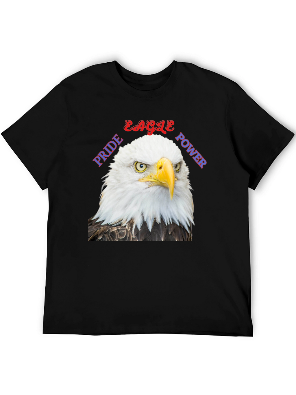 Eagle Pride Power Graphic T-Shirt - Patriotic Design