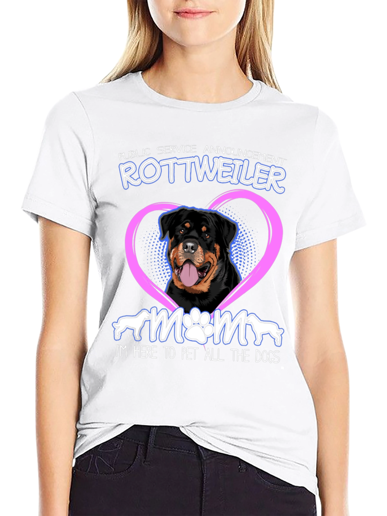 Rottweiler Mom T-Shirt - Dog Lover Tee