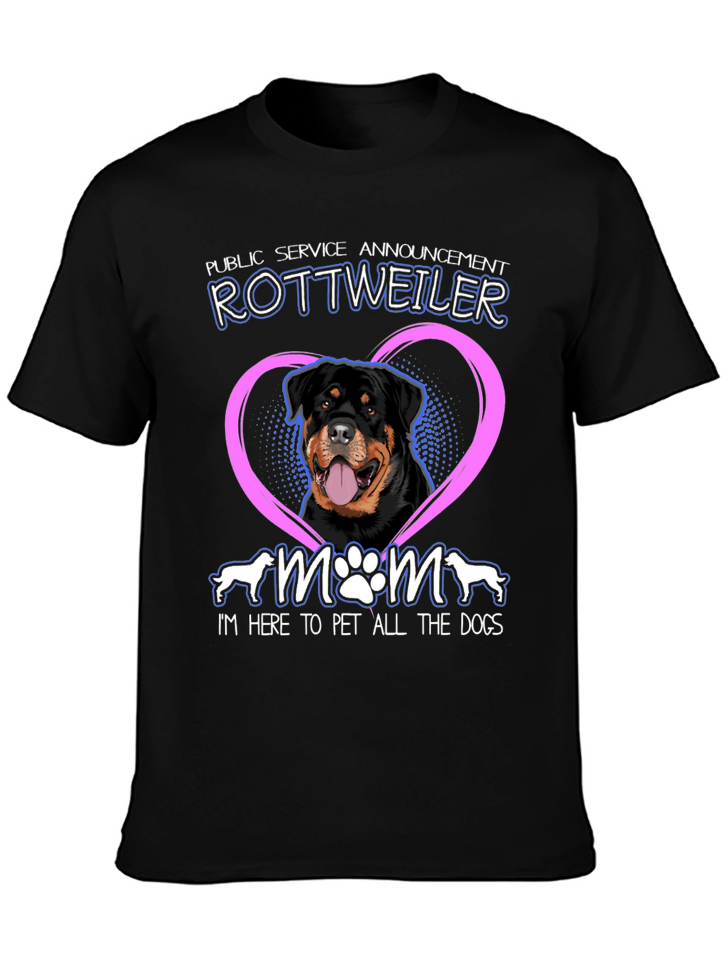 Rottweiler Mom T-Shirt - Dog Lover Tee