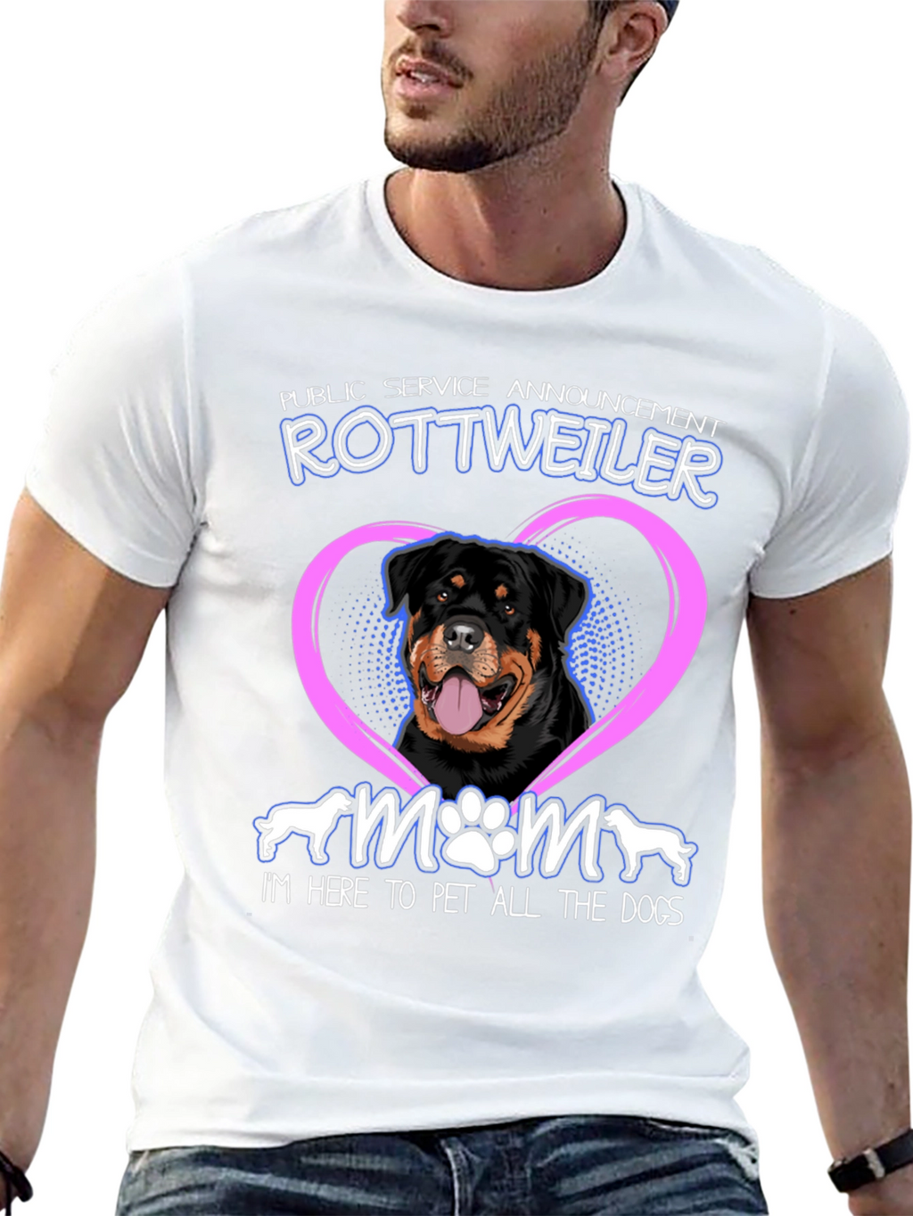 Rottweiler Mom T-Shirt - Dog Lover Tee