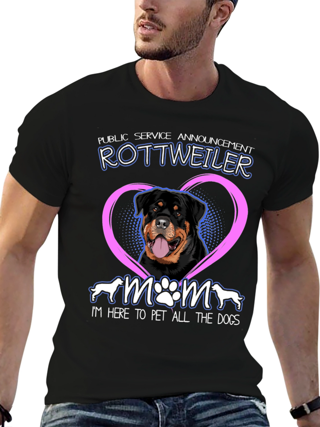Rottweiler Mom T-Shirt - Dog Lover Tee