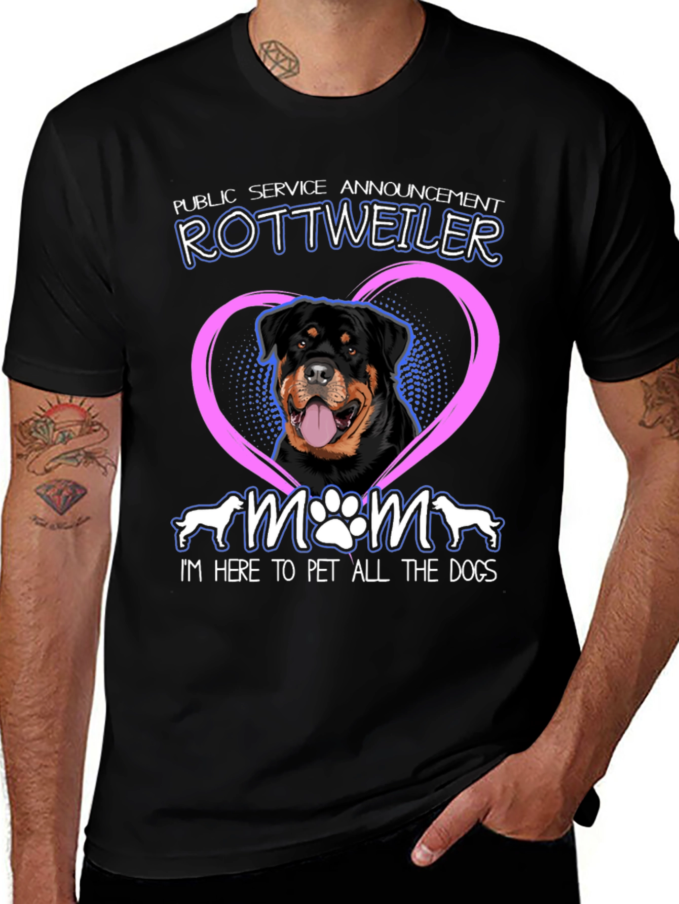 Rottweiler Mom T-Shirt - Dog Lover Tee