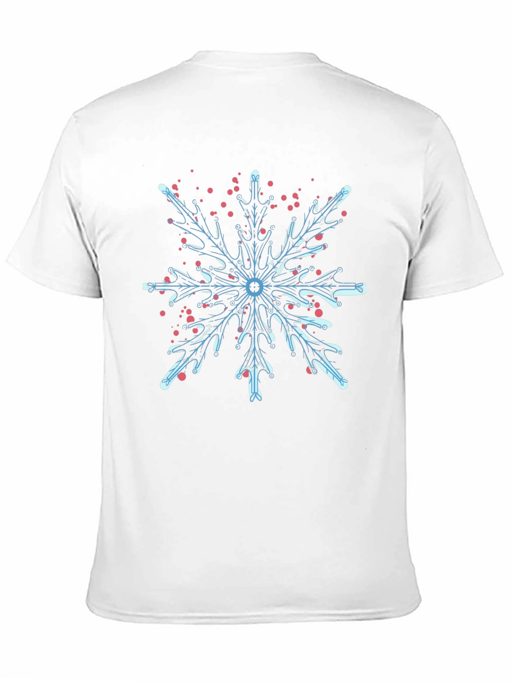 Snowflake Graphic T-Shirt - Cool Winter Design