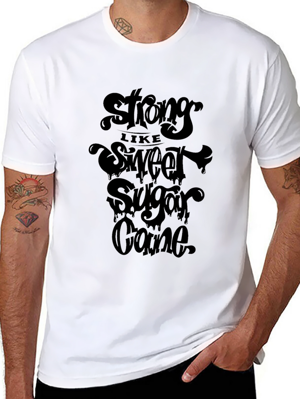 Strong Like Sweet Sugar Cane Graphic Tee
