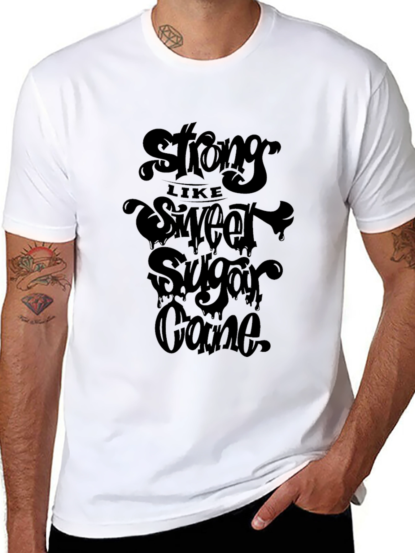 Strong Like Sweet Sugar Cane Graphic Tee