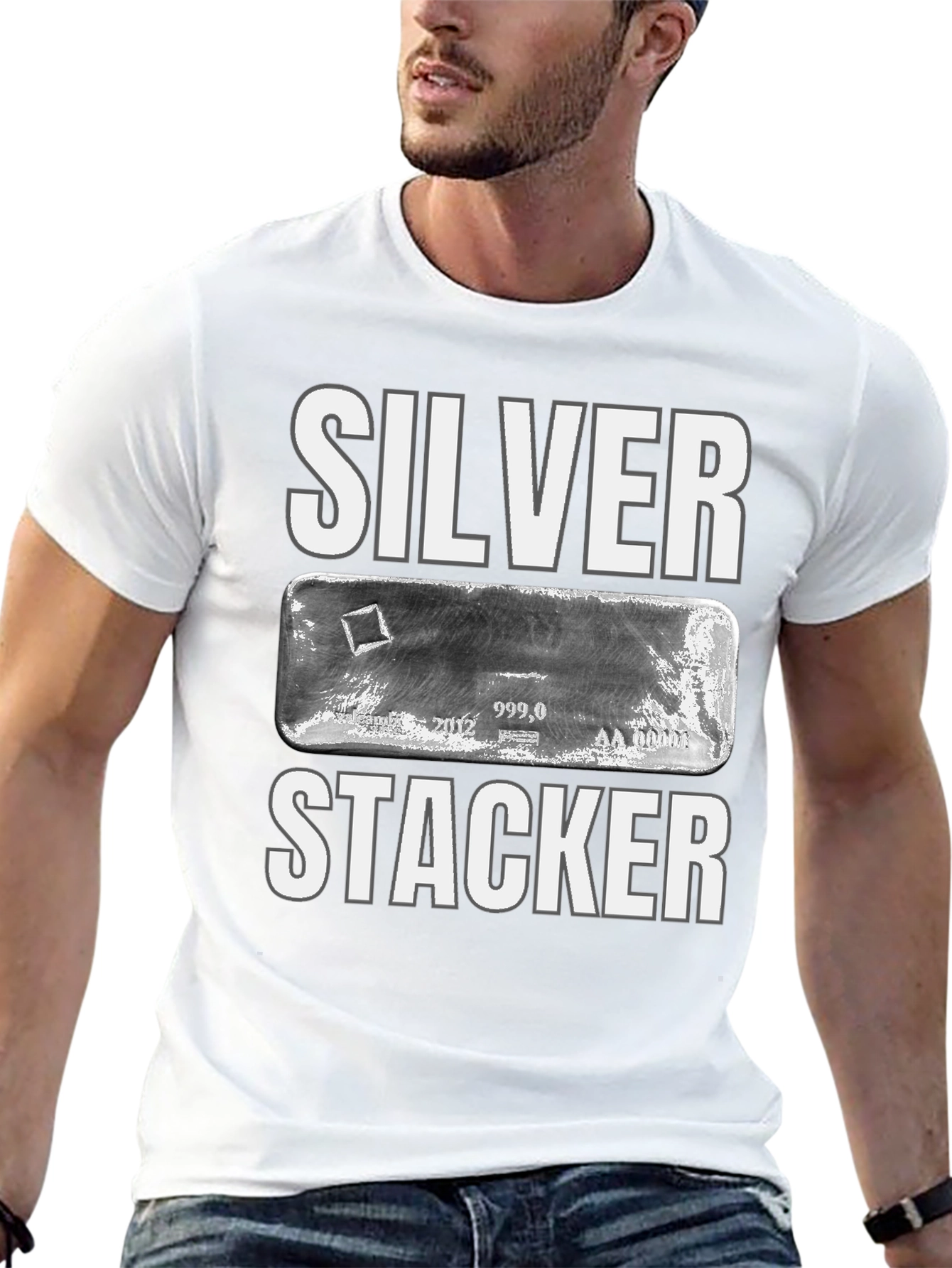 Silver Stacker T-Shirt Bullion Collectible