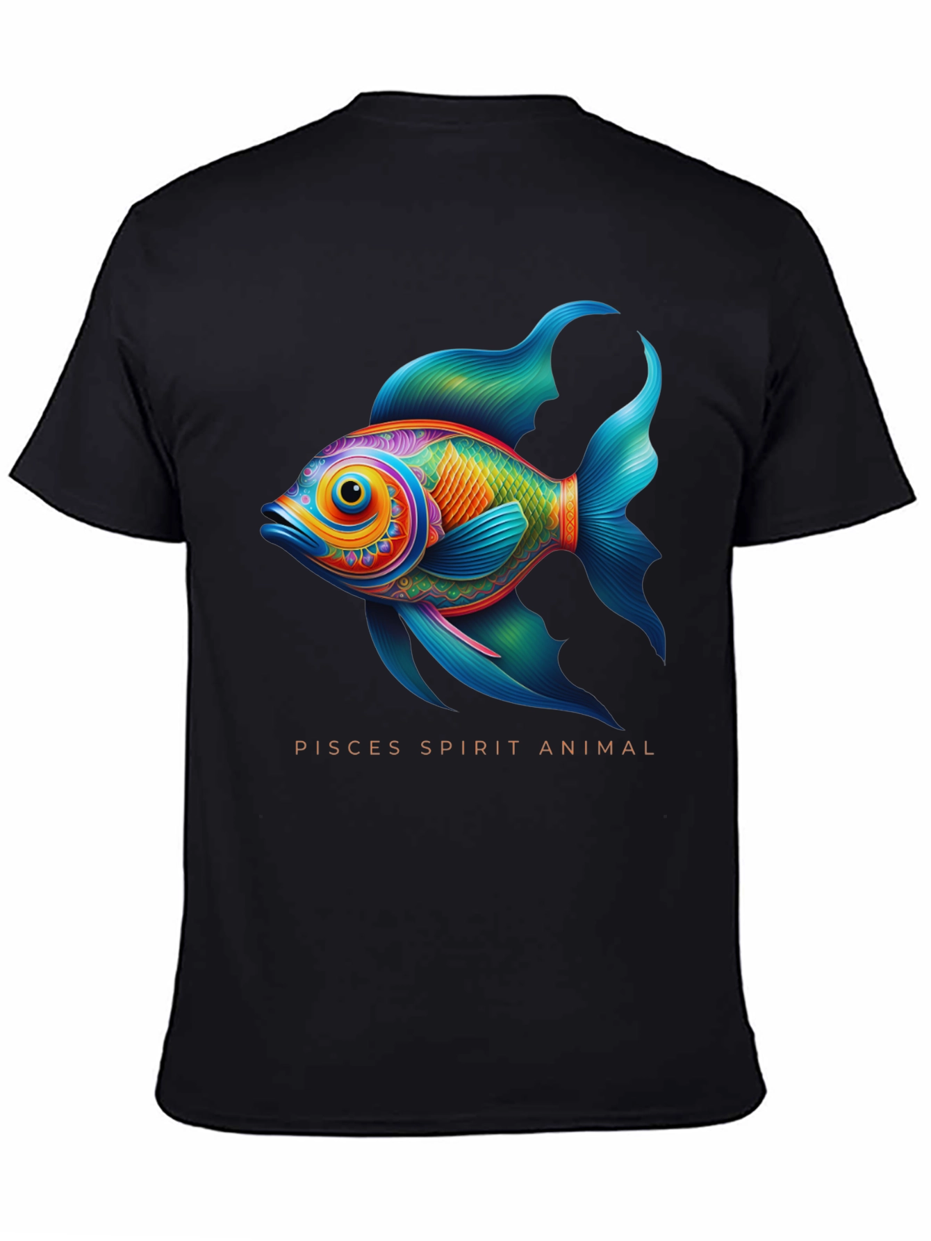 Pisces Spirit Animal Graphic T-Shirt - Artistic Design