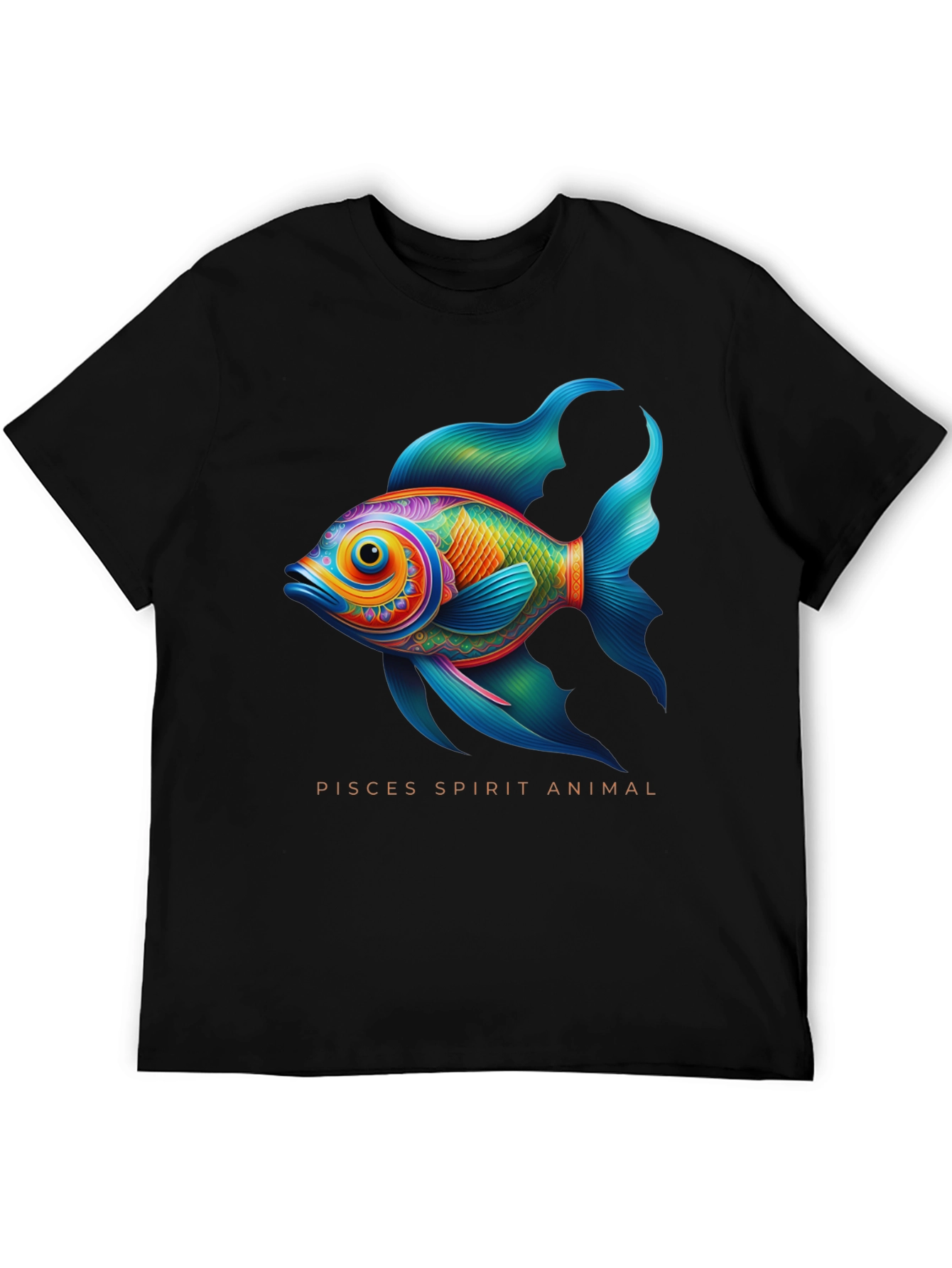 Pisces Spirit Animal Graphic T-Shirt - Artistic Design