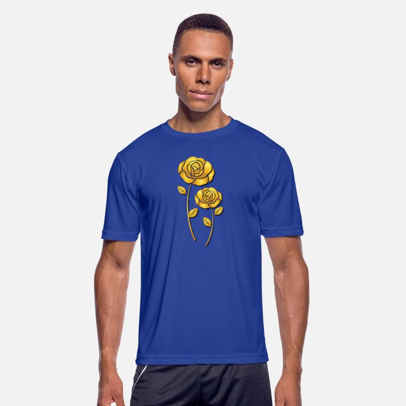 Valentine golden roses flower