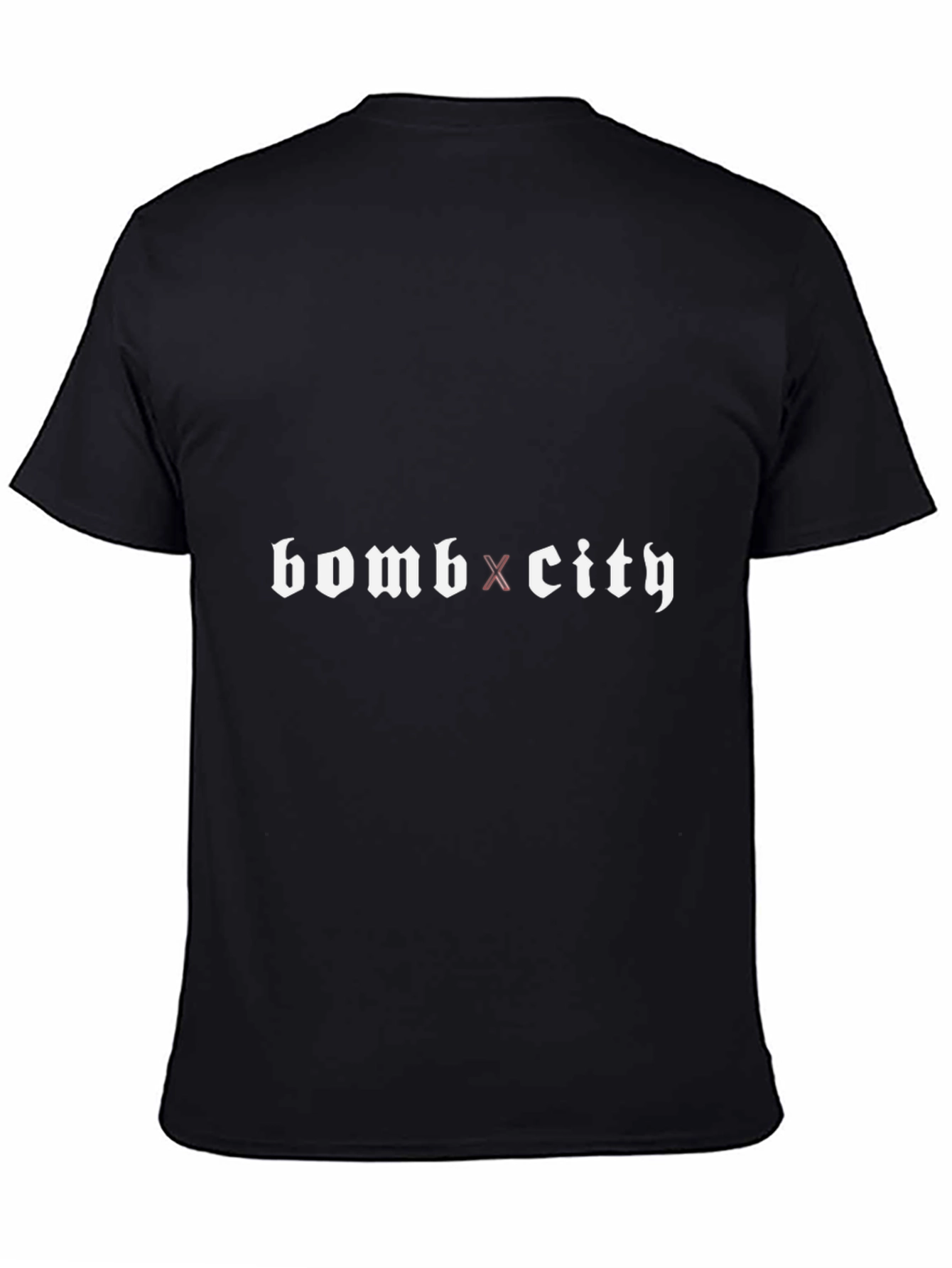 Bomb City Graphic Tee - Black Cotton Blend