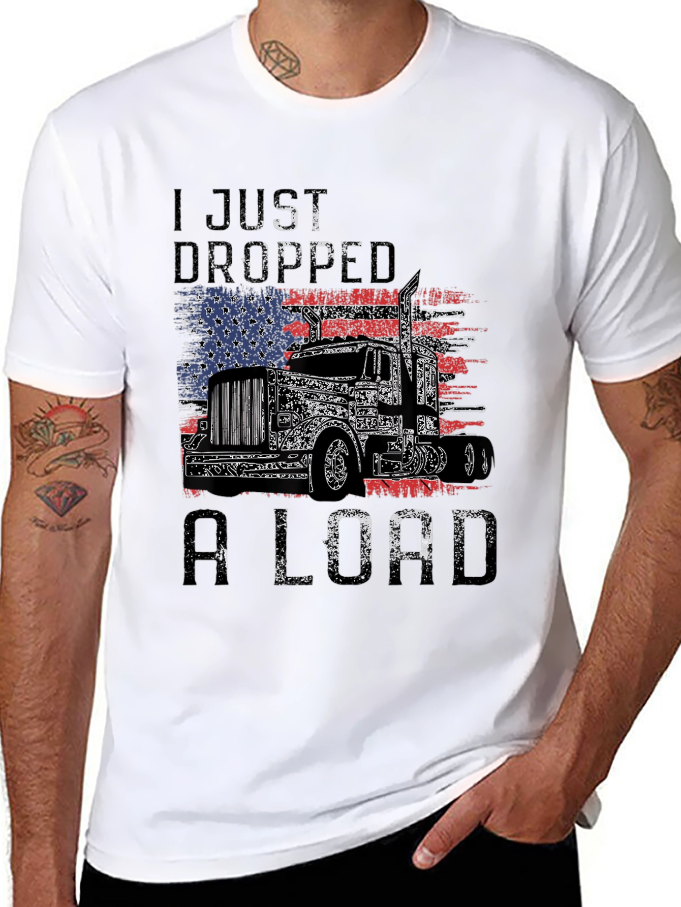 I Just Dropped A Load Trucker T-Shirt