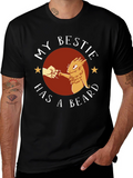 My Bestie Has A Beard Graphic Tee