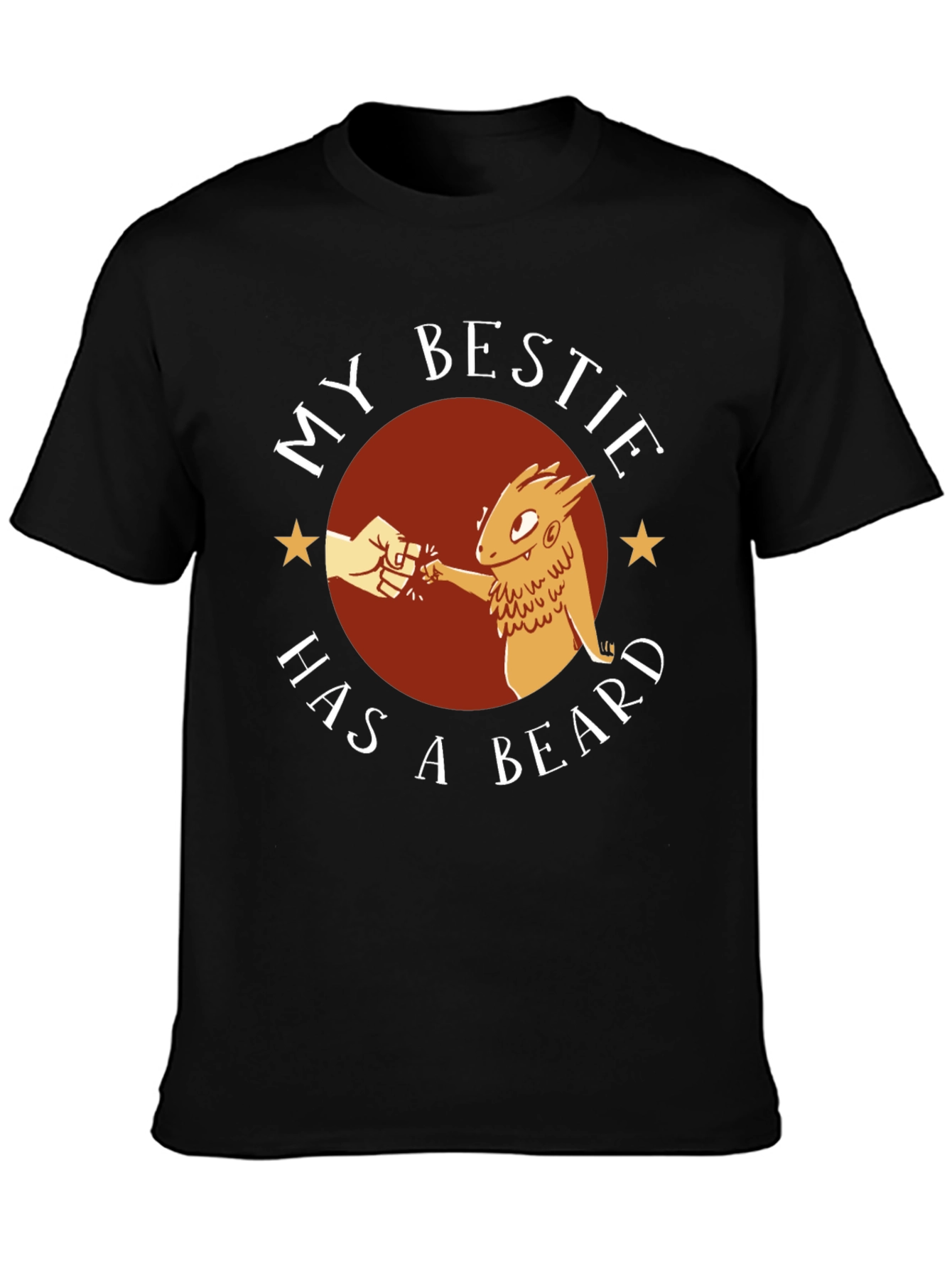 My Bestie Has A Beard Graphic Tee