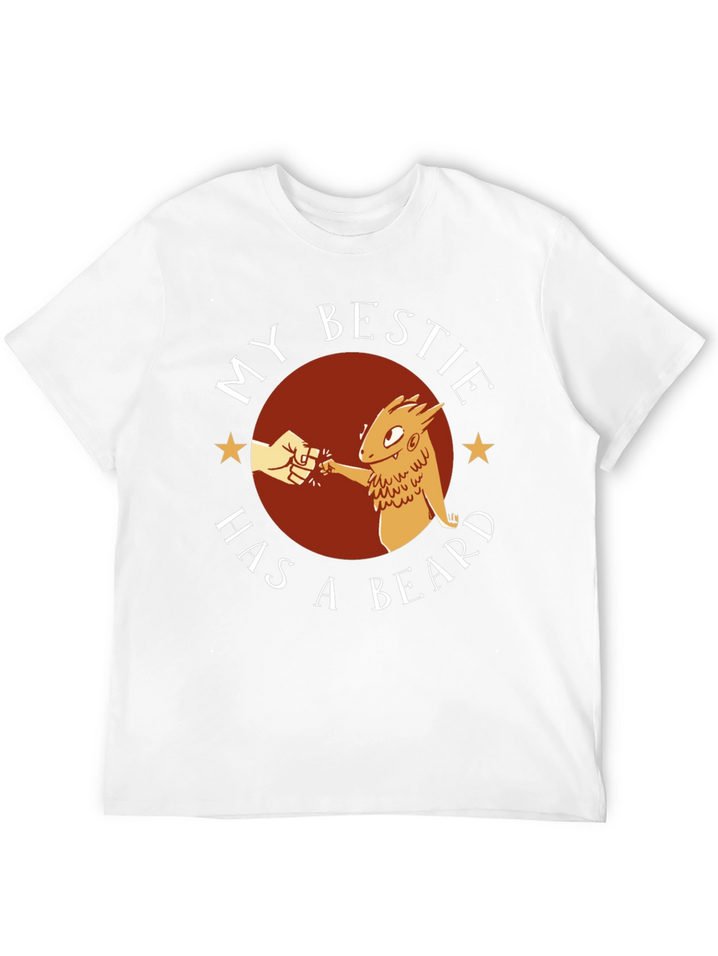My Bestie Has A Beard Graphic Tee