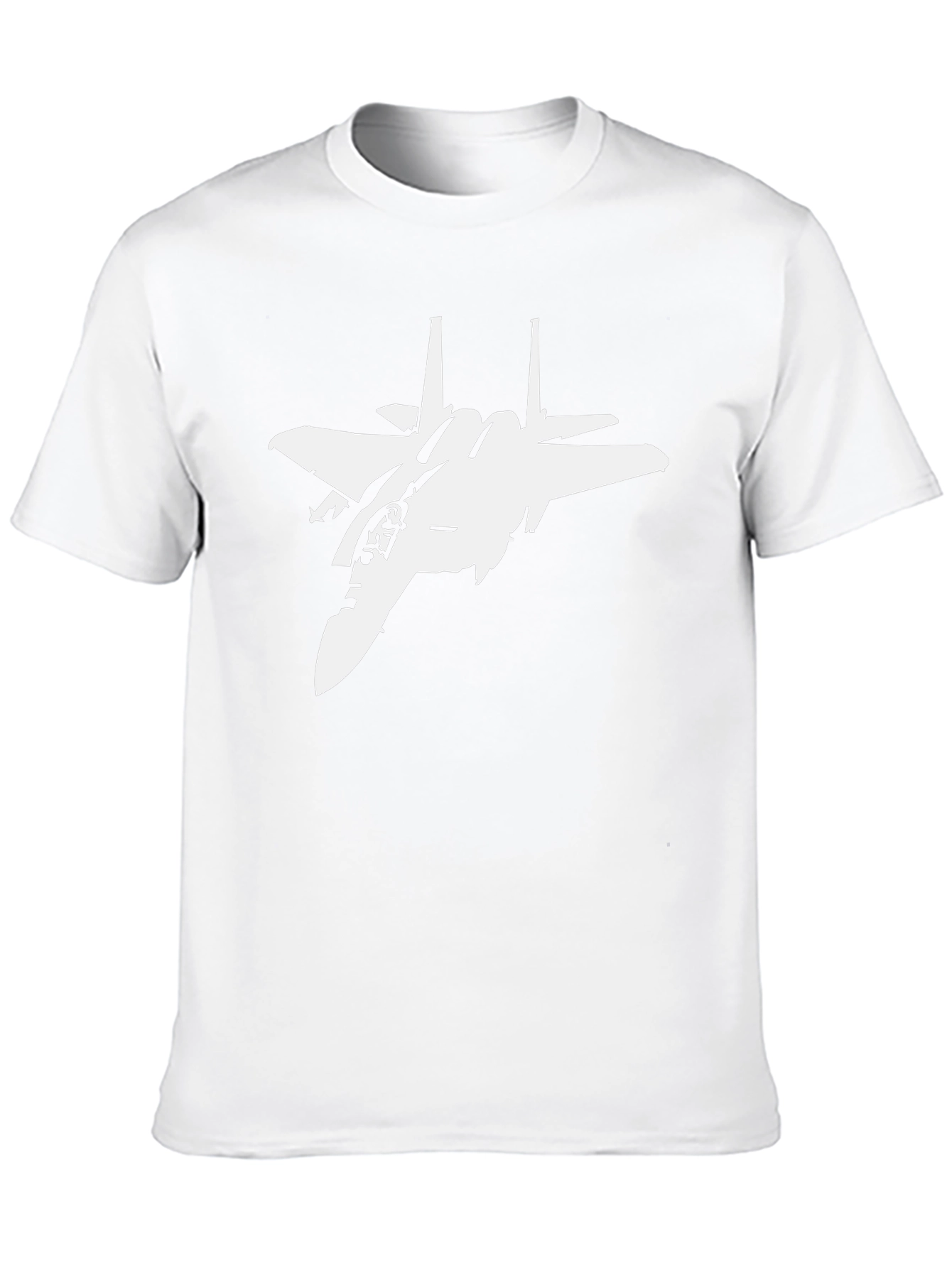 Jet Fighter Graphic T-Shirt - Black