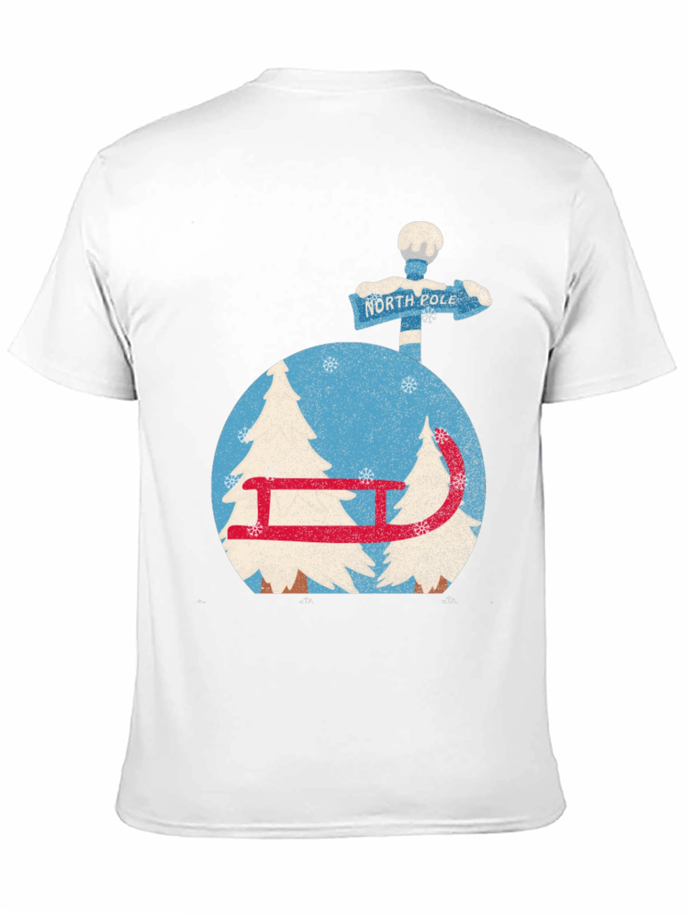 North Pole Winter Sleigh T-Shirt