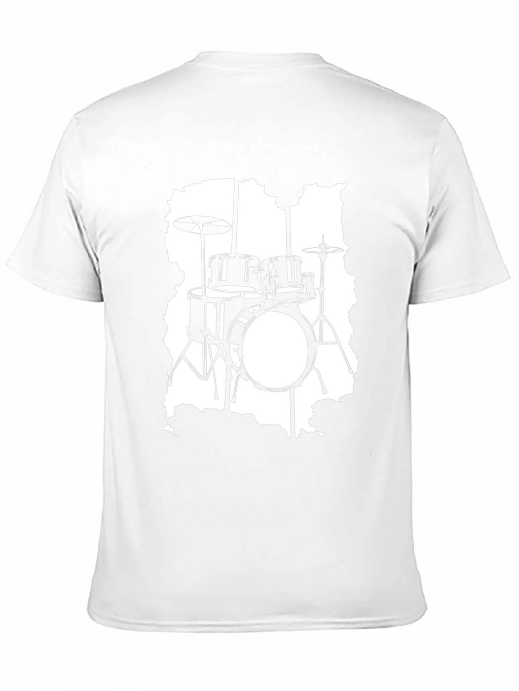 Drum Kit T-Shirt - Music Lover Tee