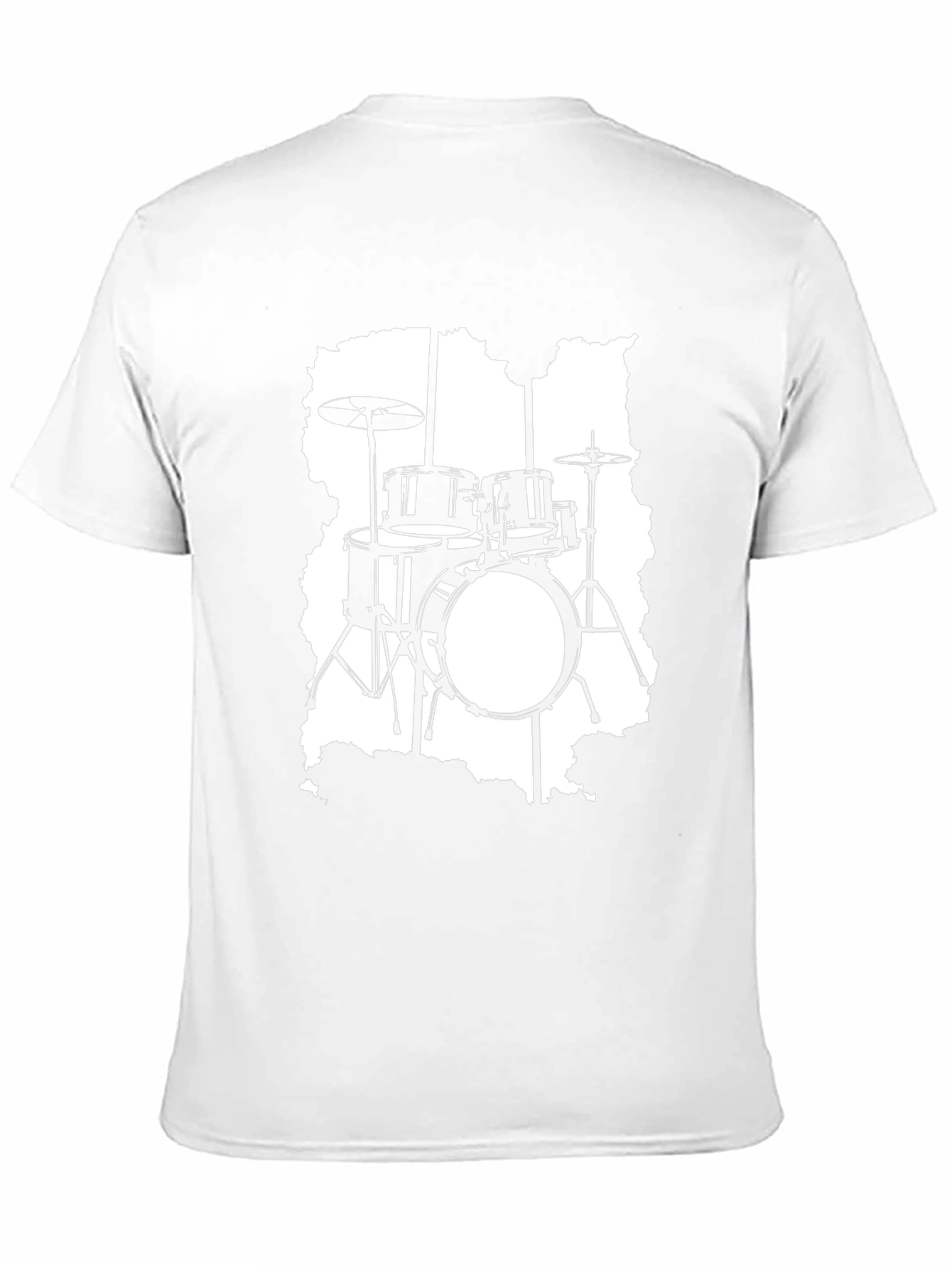 Drum Kit T-Shirt - Music Lover Tee