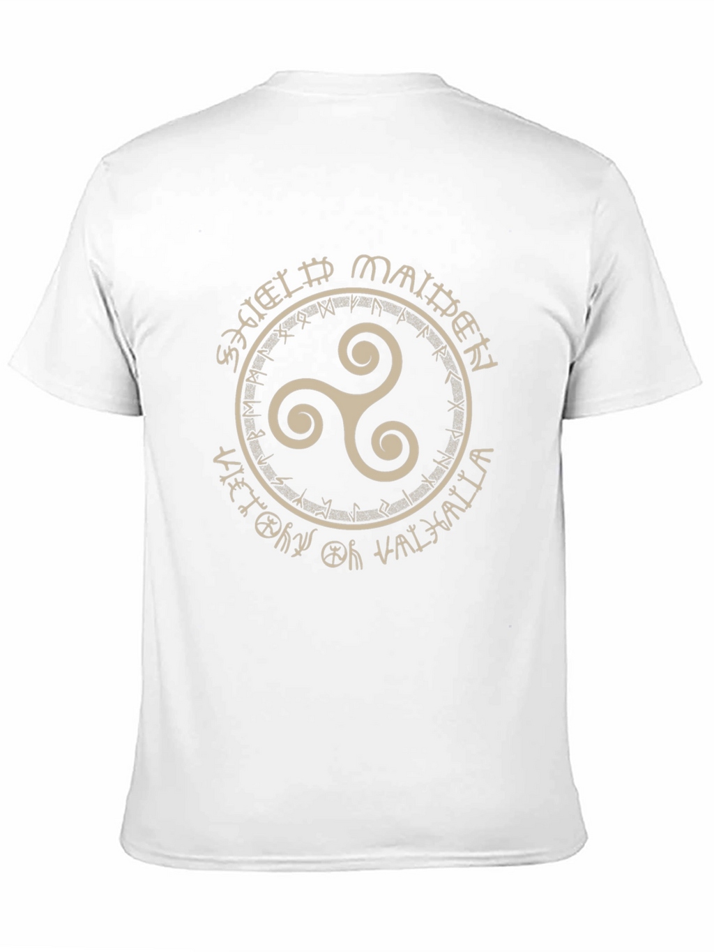 Shield Maiden Viking Graphic Tee - Black
