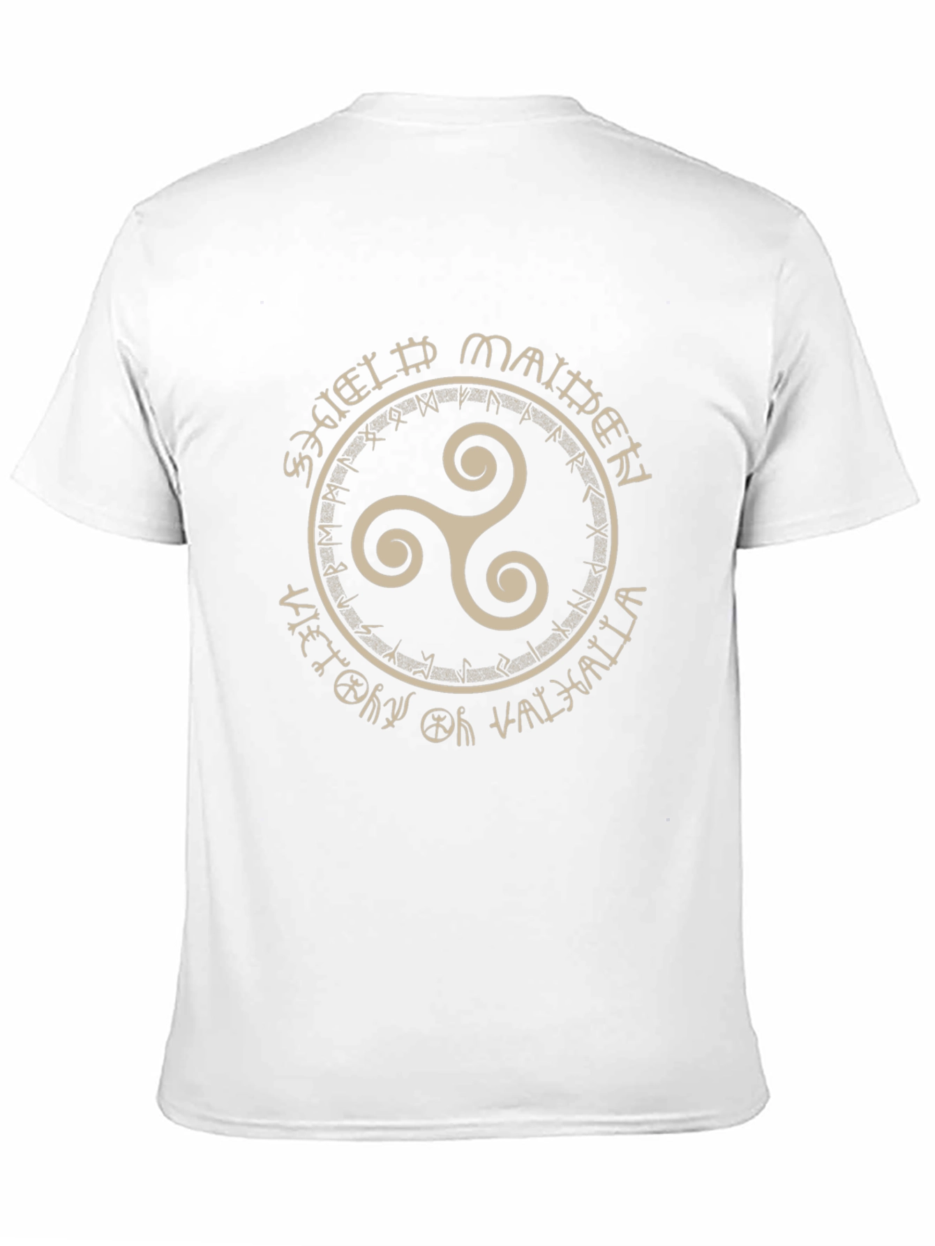 Shield Maiden Viking Graphic Tee - Black