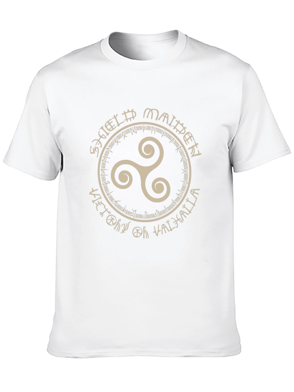 Shield Maiden Viking Graphic Tee - Black