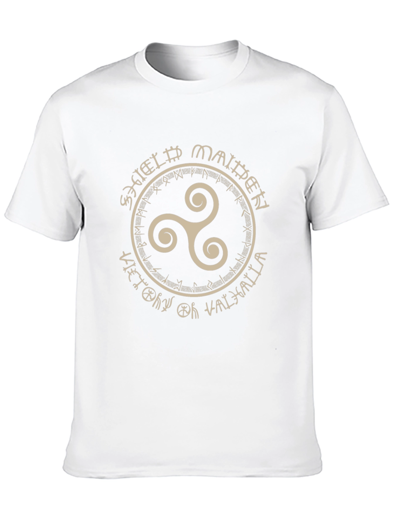 Shield Maiden Viking Graphic Tee - Black