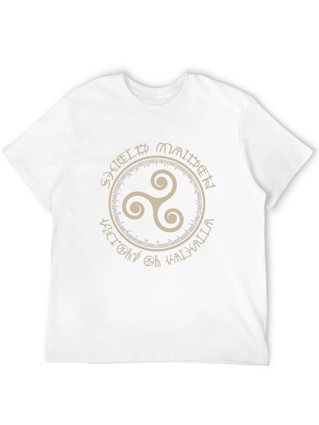 Shield Maiden Viking Graphic Tee - Black
