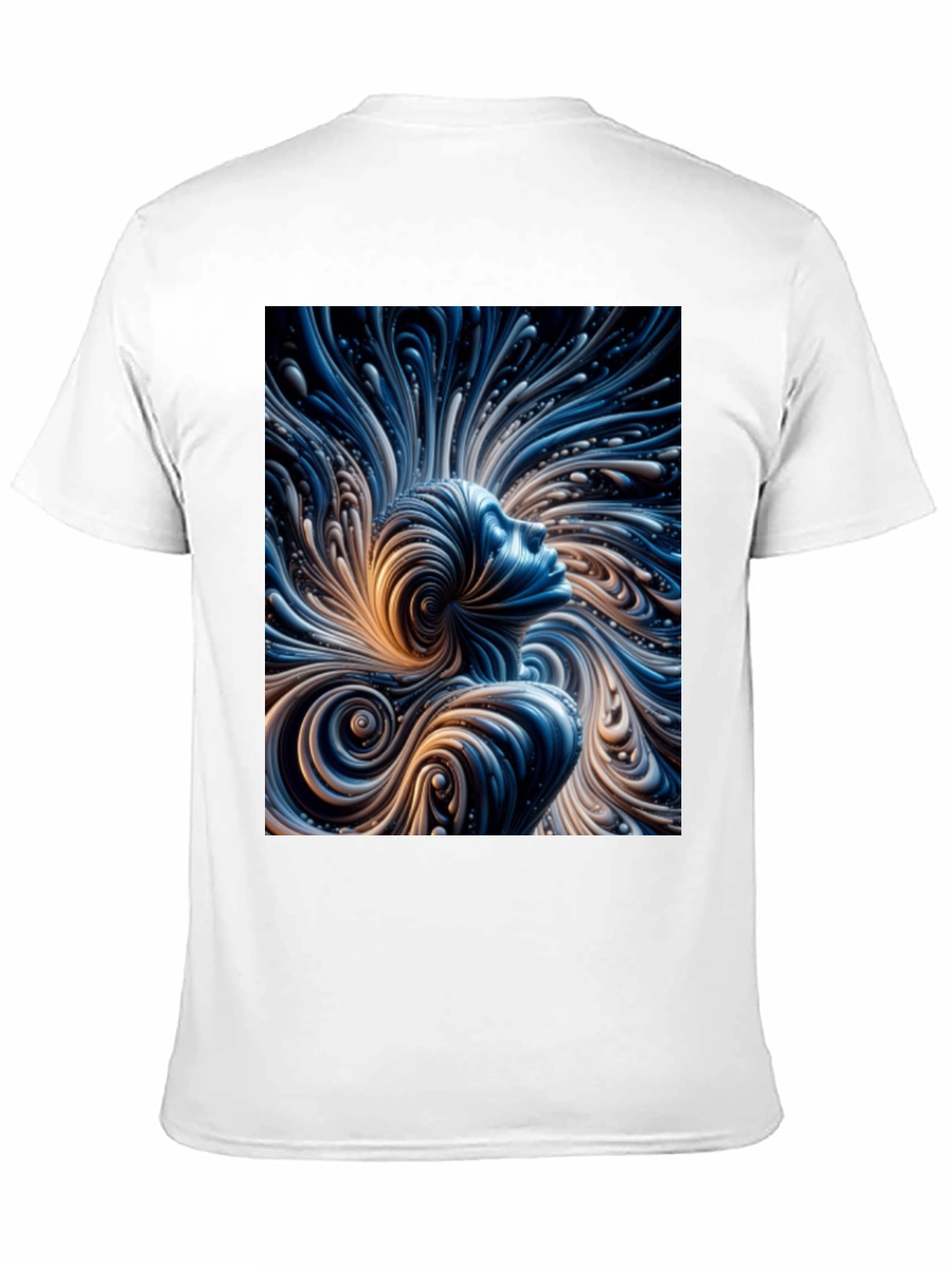 Abstract Mind T-Shirt - Black Cotton Tee