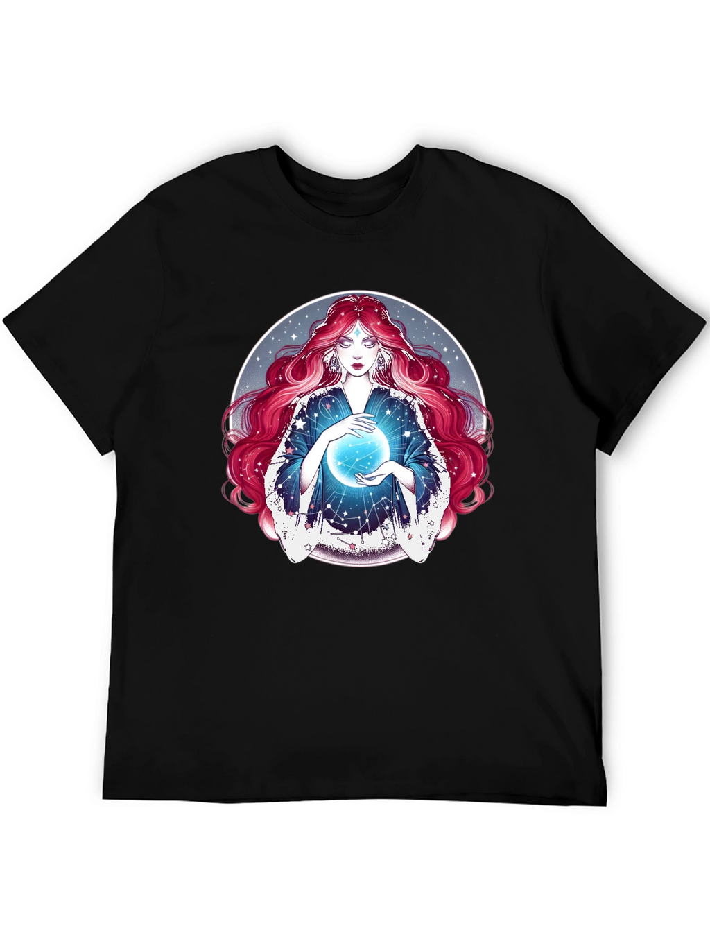 Mystic Moon T-Shirt - Celestial Fortune Teller Tee
