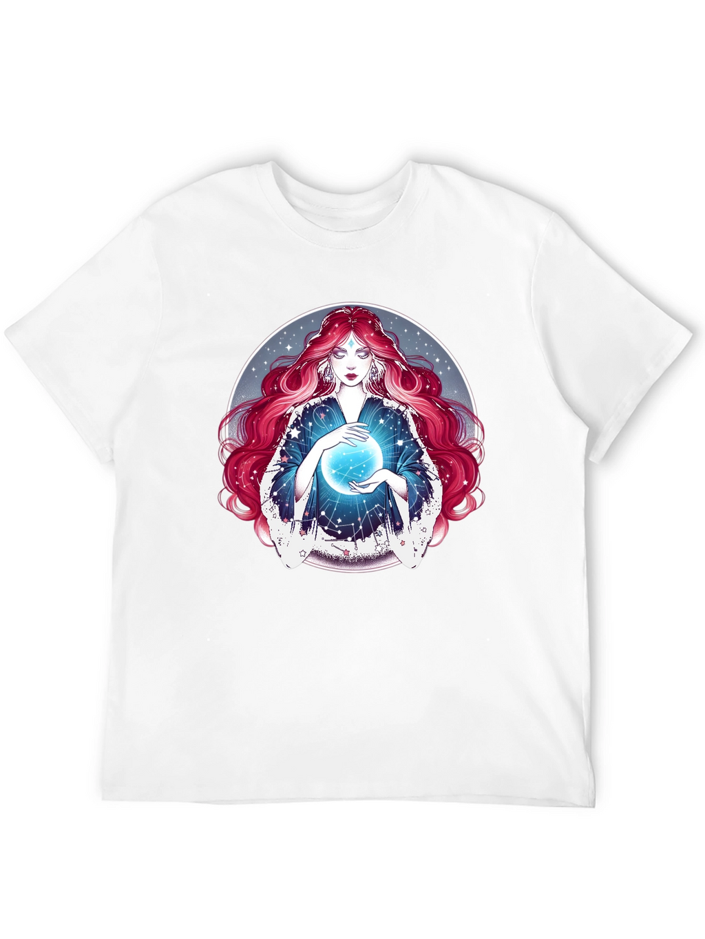 Mystic Moon T-Shirt - Celestial Fortune Teller Tee