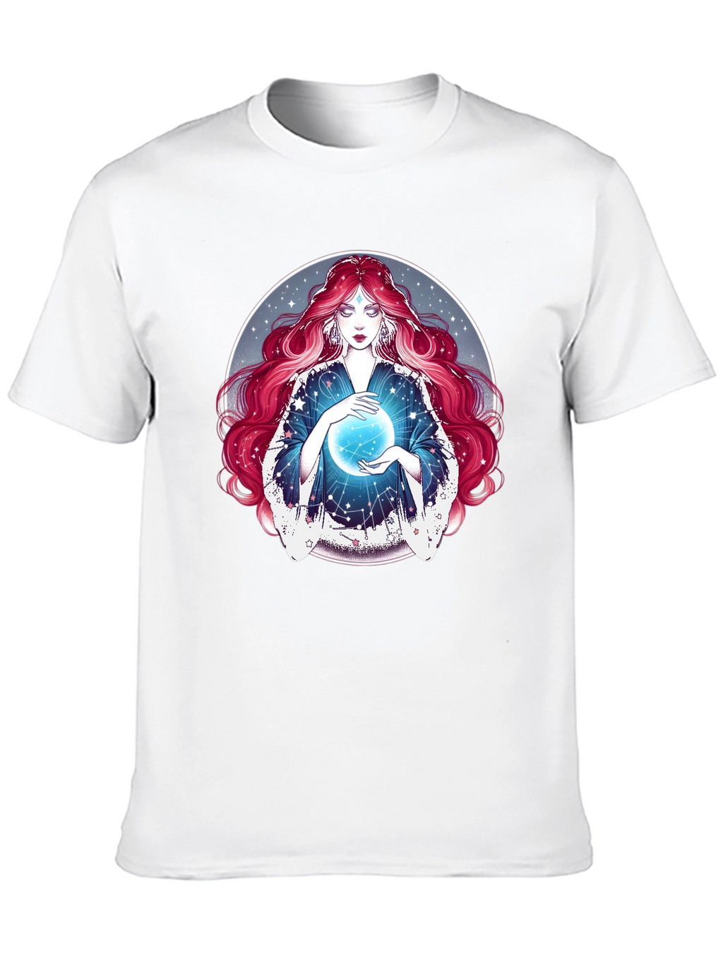 Mystic Moon T-Shirt - Celestial Fortune Teller Tee