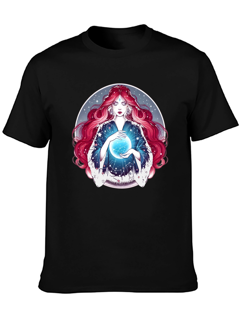 Mystic Moon T-Shirt - Celestial Fortune Teller Tee